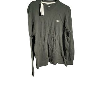 Lacoste Men's Waffle-Knit Thermal Sleep Shirt L